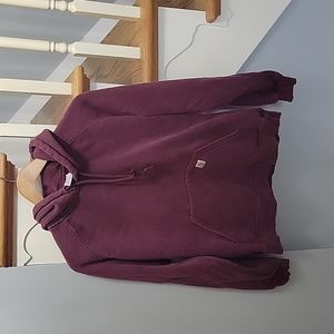 Vintage worn Womens Carhartt Sweatshirt, Burgundy Color, Size S